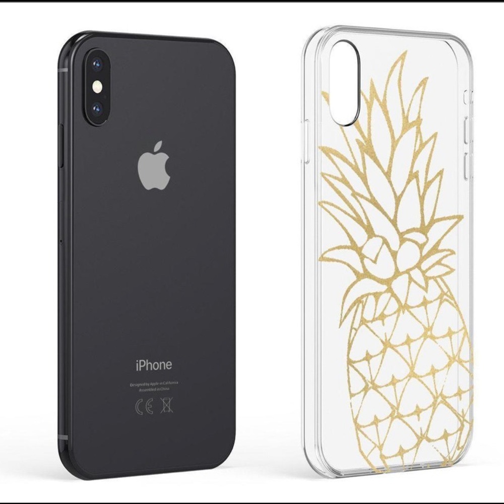 Clear Pineapple Phone Case